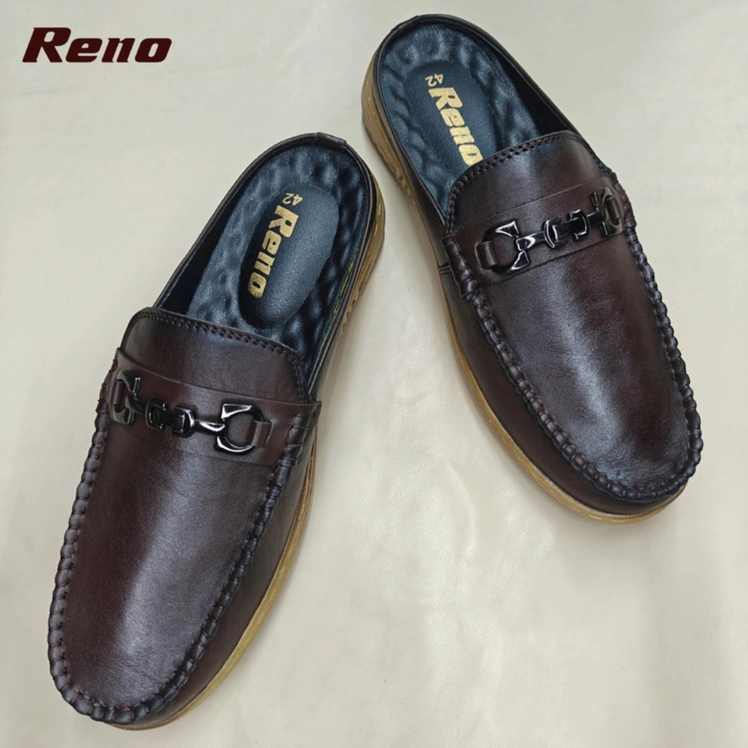 Reno Leather Half-Casual-Chocolate-RH4103